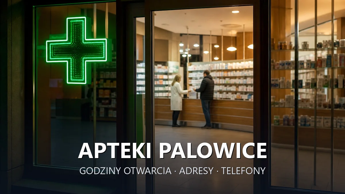 Apteki Palowice, gmina Czerwionka-Leszczyny, powiat rybnicki - adresy, telefony, godziny otwarcia