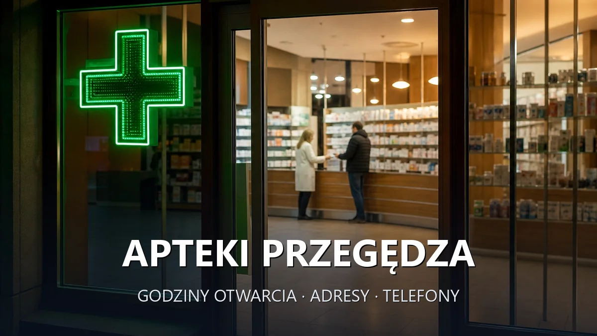 Apteki Przegędza, gmina Czerwionka-Leszczyny, powiat rybnicki - adresy, telefony, godziny otwarcia