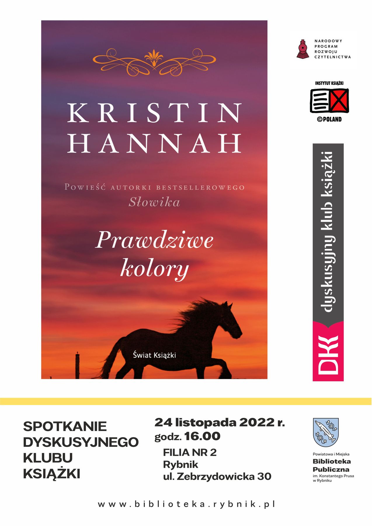 Biblioteka Rybnik:                                                  DKK Filii nr 2: Prawdziwe kolory”