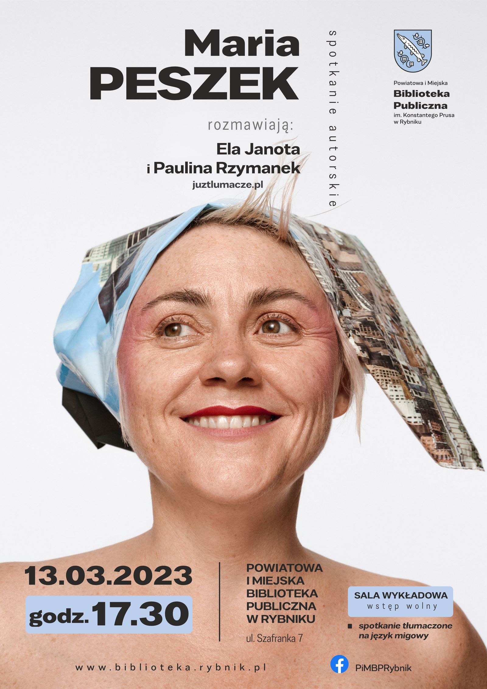Biblioteka Rybnik: Spotkanie autorskie z Marią Peszek