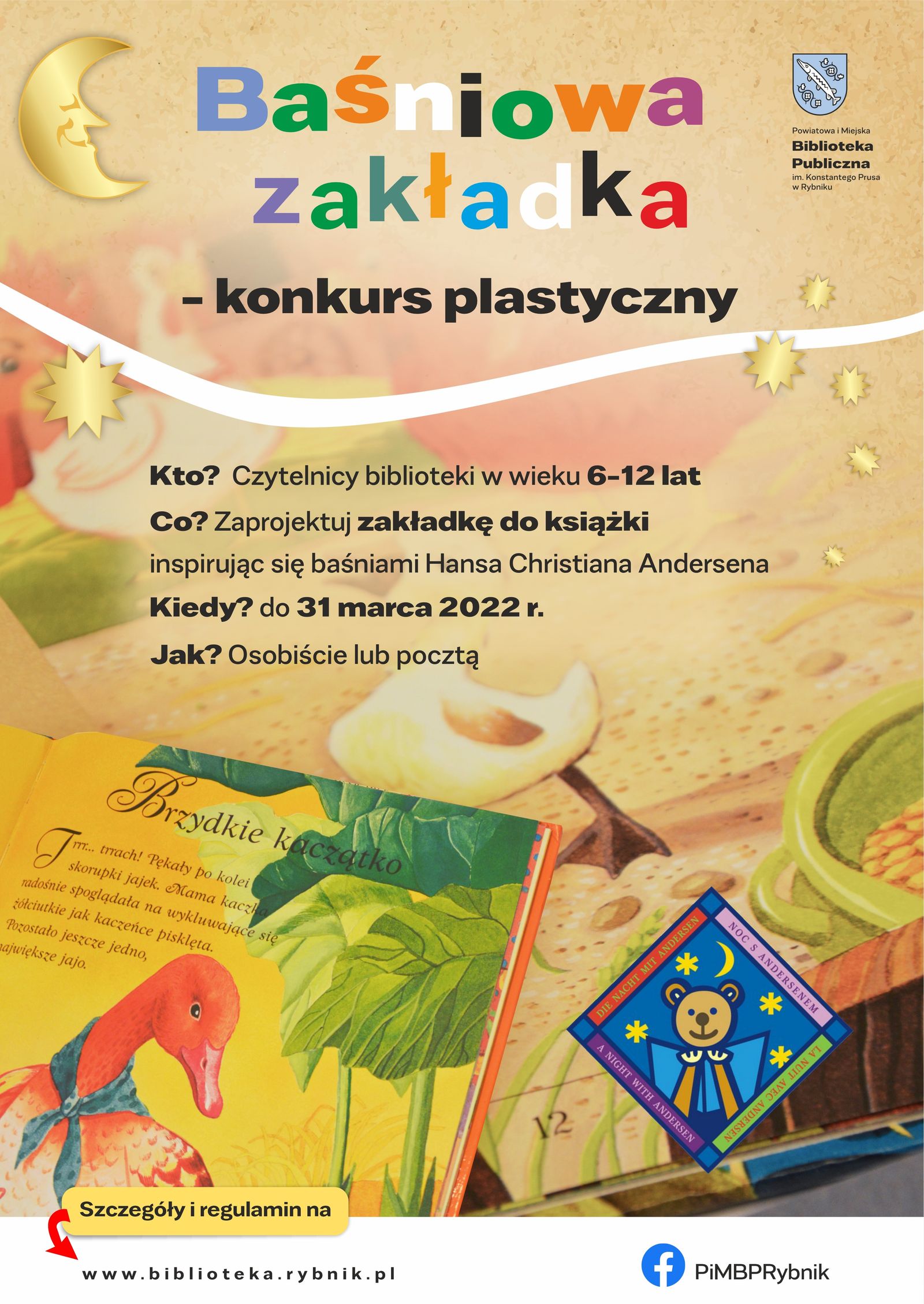 Biblioteka Rybnik: Konkurs plastyczny Baśniowa zakładka