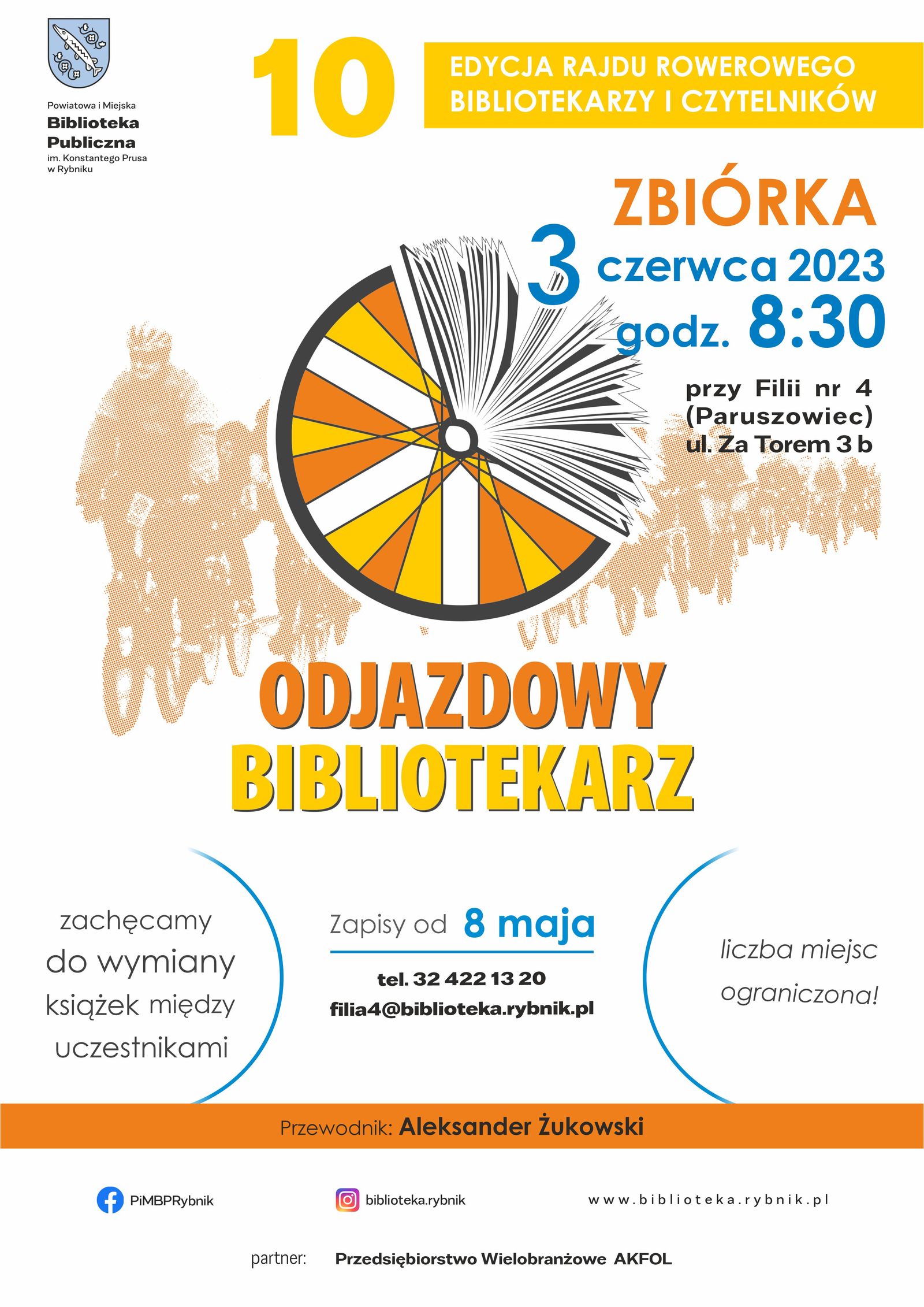 Biblioteka Rybnik: Odjazdowy Bibliotekarz wyrusza do Rud