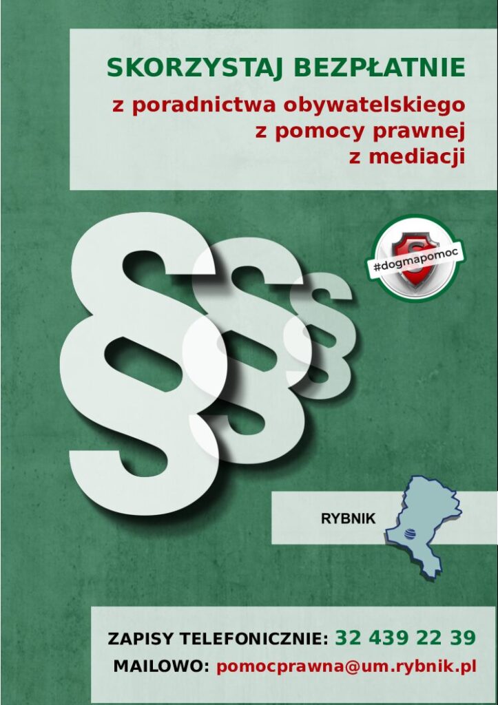 Biblioteka Rybnik: Nieodpłatna Pomoc Prawna i Poradnictwo Obywatelskie