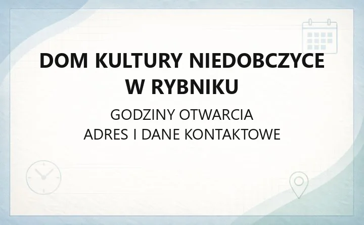 Dom Kultury Niedobczyce w Rybniku - kontakt, zajęcia, bilety i dojazd
