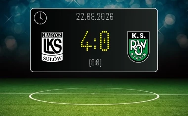 [PIŁKA NOŻNA] Barycz Sułów – ROW 1964 Rybnik 4:0. Po przerwie gospodarze rozstrzygnęli mecz w Betclic 3. Lidze Grupa 3 (Grupa III)