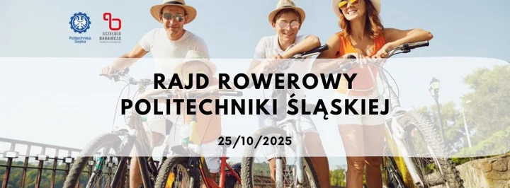 Obrazek przedstawia grafikę promocyjną wydarzenia Rajd rowerowy z Rybnika do Rud — 25 października 2025