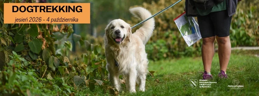 Grafika promocyjna wydarzenia DOGTREKKING JESIEŃ 2026 w Rybniku