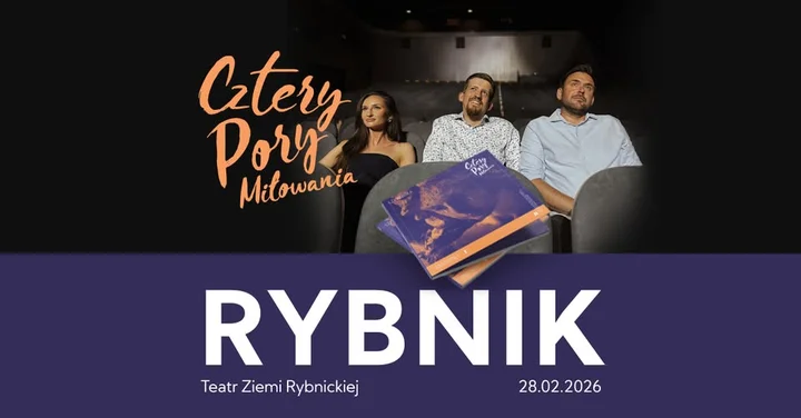 Grafika promocyjna wydarzenia Koncert Cztery Pory Miłowania w Rybniku — akustyczna podróż emocji