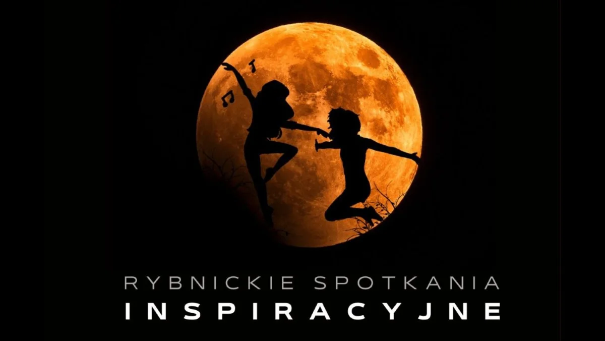 Grafika promocyjna wydarzenia Rybnickie Spotkania Inspiracyjne: warsztaty rozwoju