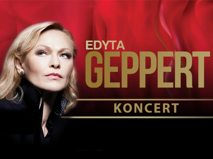 Obrazek przedstawia grafikę promocyjną wydarzenia Recital Edyty Geppert w Teatrze Ziemi Rybnickiej