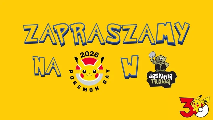 Grafika promocyjna wydarzenia Pokemon Day 2026 w Jaskini (Rybnik) — 27 lutego, turniej i konkurs cosplay
