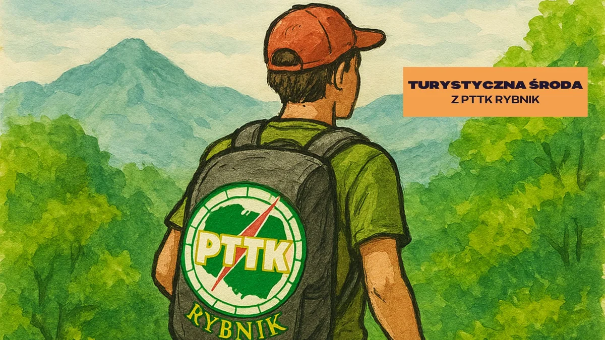 Grafika promocyjna wydarzenia Spotkanie turystyczne PTTK Rybnik — środa z podróżnikami