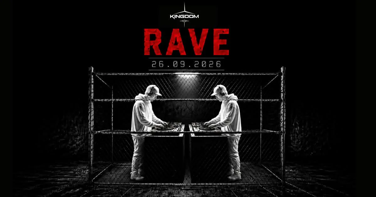 Grafika promocyjna wydarzenia Techno RAVE Rybnik: nocny rave