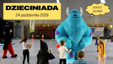 Grafika promocyjna wydarzenia Dzieciniada 2026