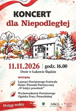 Grafika promocyjna wydarzenia Koncert dla Niepodległej