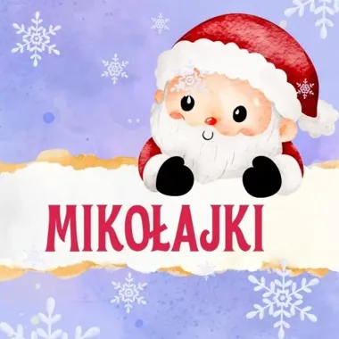 Grafika promocyjna wydarzenia Mikołajki – pokaz iluzjonistyczny „Sebko elf” i spotkanie z Mikołajem