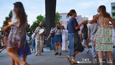 Grafika promocyjna wydarzenia Otwarte Spotkanie Śpiewacze w Rybniku – comiesięczne spotkania z pieśnią tradycyjną