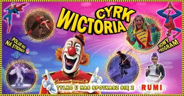 Grafika promocyjna wydarzenia Cyrk Wictoria w Rybniku – widowisko 2026
