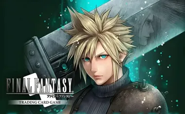 Grafika promocyjna wydarzenia Final Fantasy TCG w Rybniku: pokaz gry, nauka zasad i luźne granie