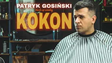 Grafika promocyjna wydarzenia Patryk Gosiński – „Kokon” (stand-up) w Rybniku