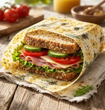 Grafika promocyjna wydarzenia Rybnik zrywa z plastikiem: warsztaty tworzenia woskowijek w Halo! Rybnik