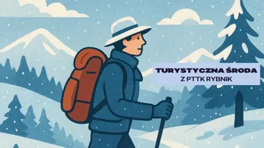 Grafika promocyjna wydarzenia Turystyczna środa z PTTK Rybnik — historia kopalni i górnicze legendy