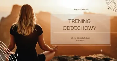 Grafika promocyjna wydarzenia Warsztat oddechowy „Transformacyjna podróż w głąb siebie” w Rybniku