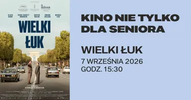 Grafika promocyjna wydarzenia Wielki Łuk – filmowy poniedziałek