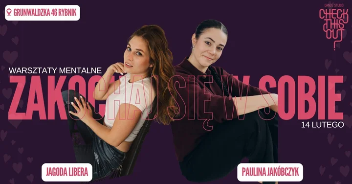 Grafika promocyjna wydarzenia Warsztaty mentalne „Zakochaj się w sobie” — Rybnik, Walentynki 2026