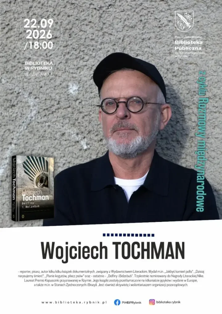 Wojciech Tochman w Rybniku opowie o wojnie widzianej z bliska