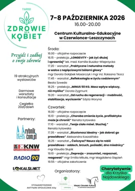 Targi zdrowia kobiet w Czerwionce-Leszczynach. Cegiełka dla Krzysztofa Najdowskiego