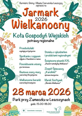 Jarmark Wielkanocny w Leszczynach – smak regionalny, warsztaty i pisanki XXL