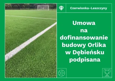 Nowy Orlik w Dębieńsku ma połączyć boisko, bieżnię i parking