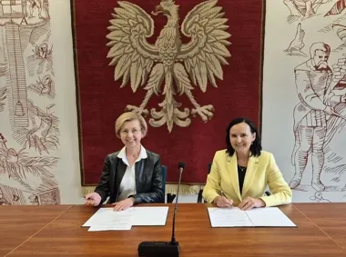Klasy geodezyjne z Rybnika z patronatem Politechniki Śląskiej
