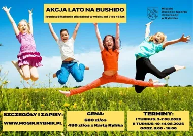 Bushido szykuje wakacyjne półkolonie, a miejsc jest tylko 15 na turnus