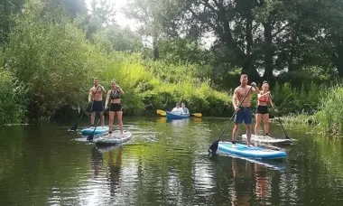 Ruda łapie nowy wiatr - do kajaków dołączają deski SUP