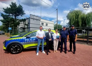 Nowy radiowóz dla Gaszowic. Trzy gminy wsparły zakup Kia Sportage