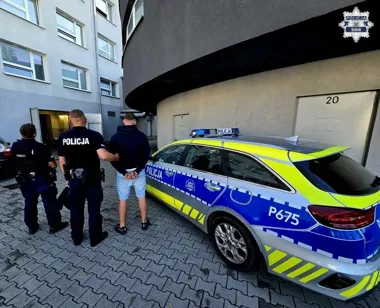 Pościg na osiedlu w Żorach. Kierowca potrącił policjantów i usłyszał zarzuty