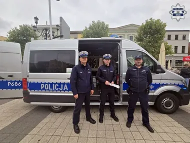 Odblaski i lekcje bezpieczeństwa na rynku w Rybniku - Roadpol Safety Days