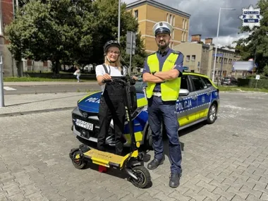 Hulajnogi pod lupą policji - setki wykroczeń przed sezonem