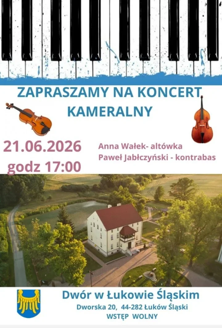 Kameralny koncert w Łukowie Śląskim. Dwór szykuje muzyczne spotkanie