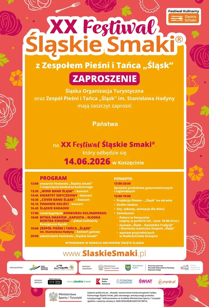 Śląskie smaki wracają do Koszęcina. Trwa zaproszenie na XX edycję festiwalu