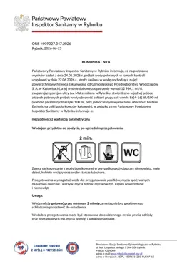 Woda na św. Maksymiliana tylko po przegotowaniu. PWiK prowadzi płukanie sieci